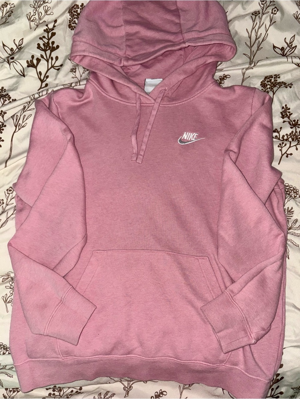 Nike Pink Hooded Women's Pullover Sweatshirt